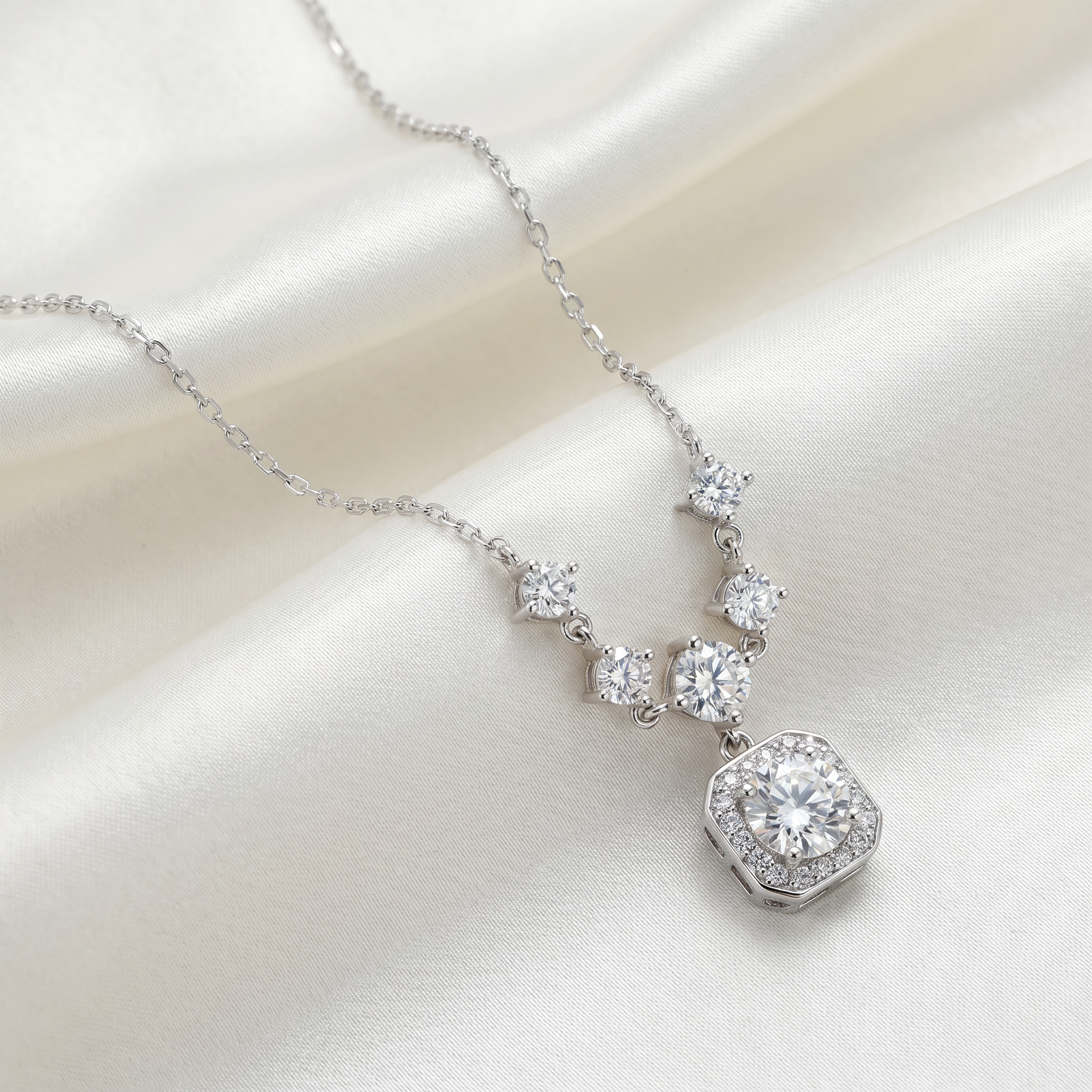 Corrente Moissanite 6,5mm