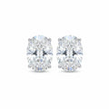 Brinco Oval em Moissanite