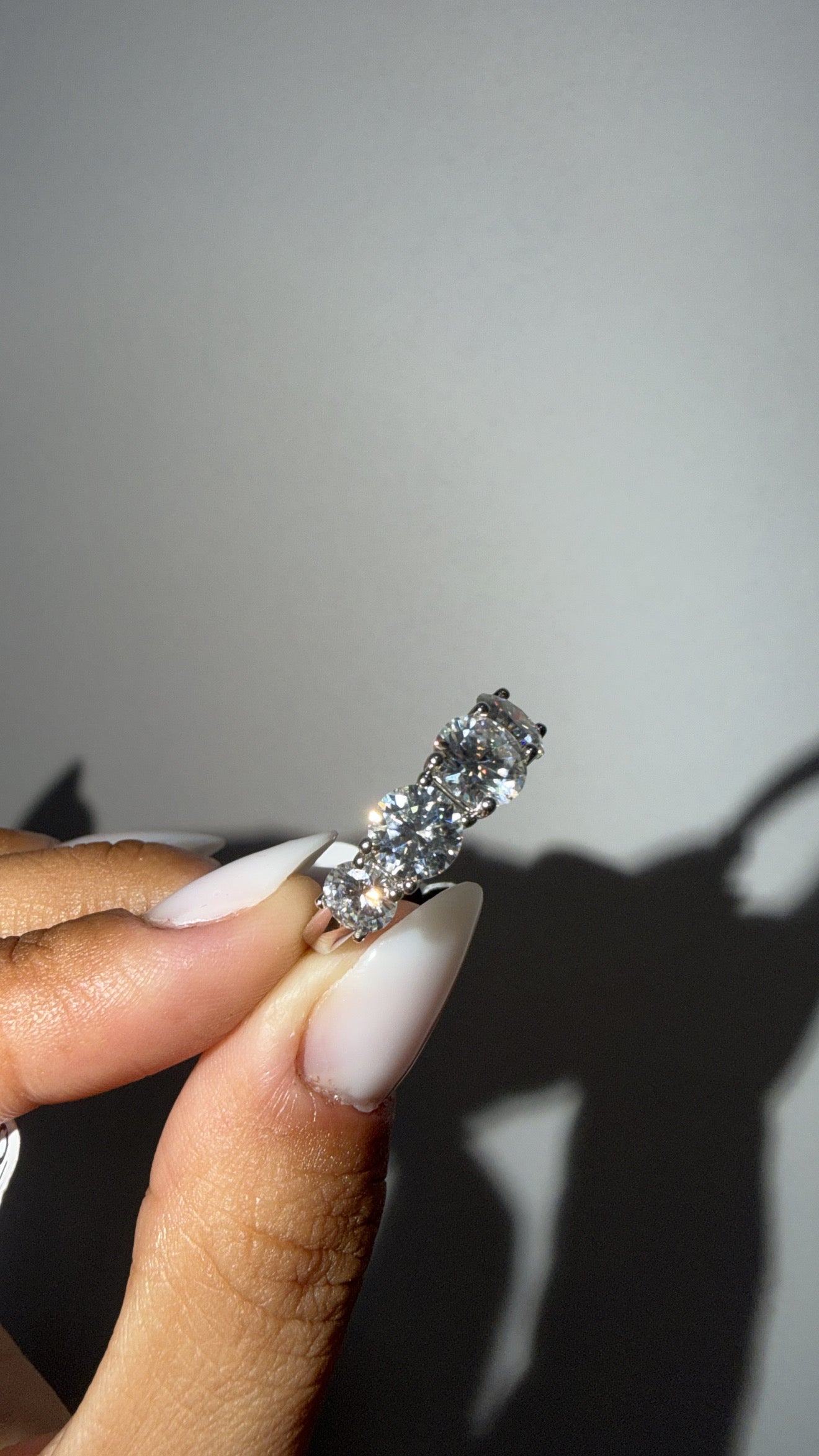 Anel Crown Moissanite