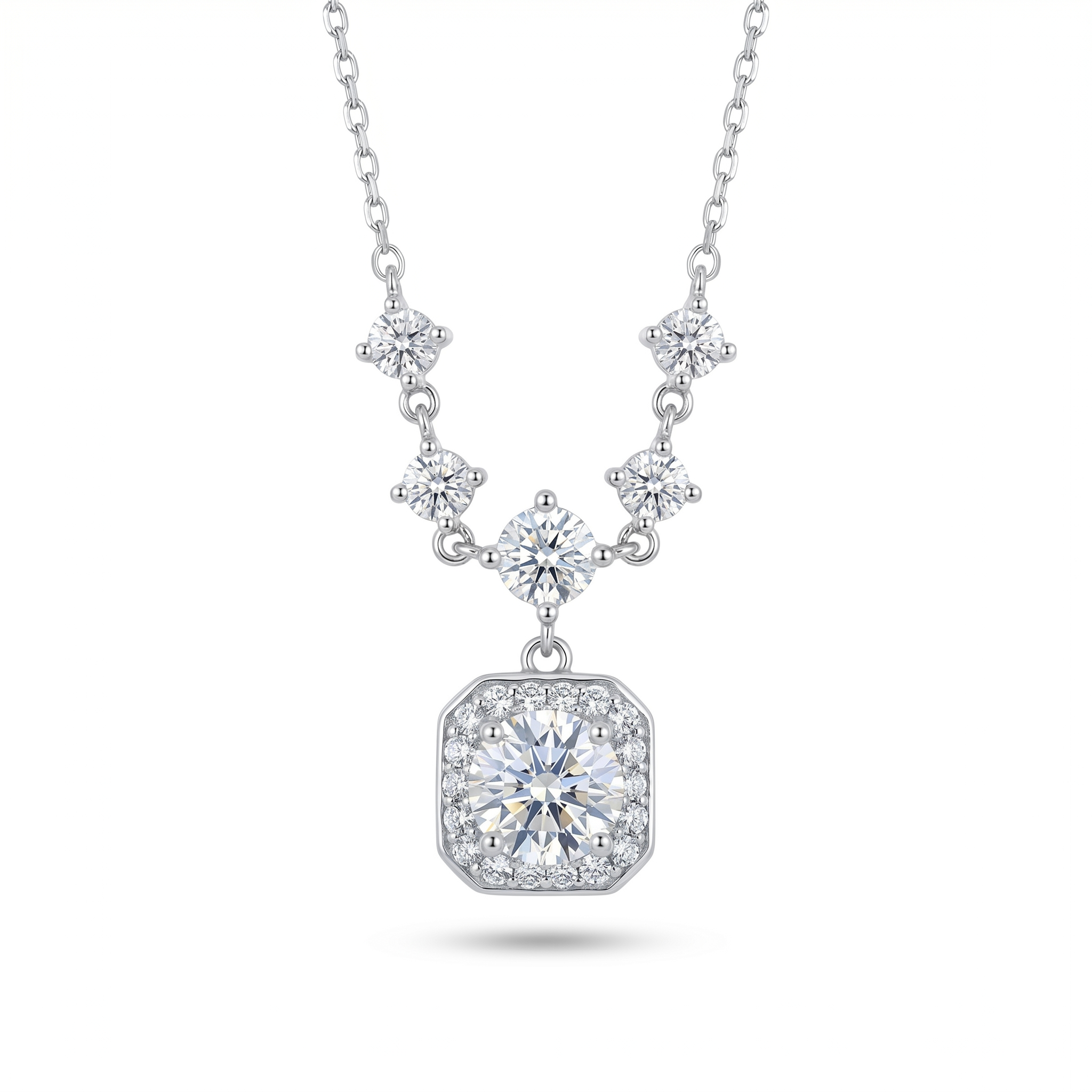 Corrente Moissanite 6,5mm