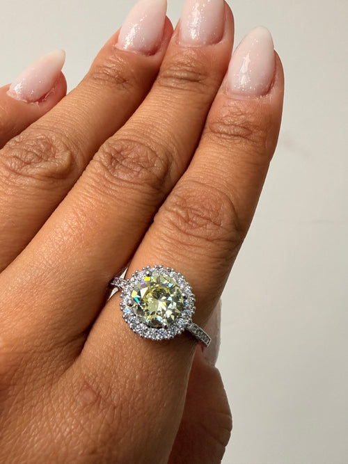 Anel Redondo Crystal