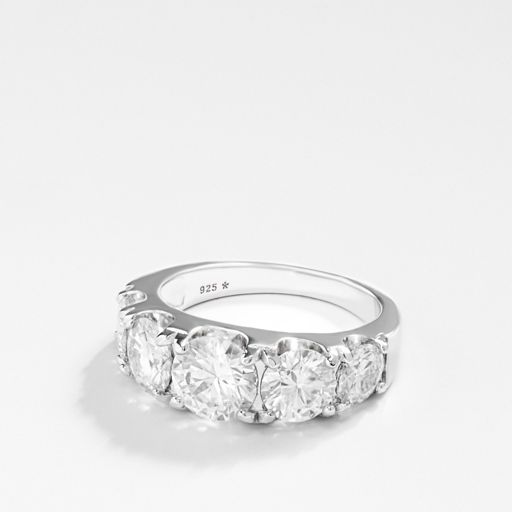 Anel Crown Moissanite