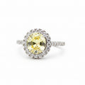 Anel Redondo Crystal