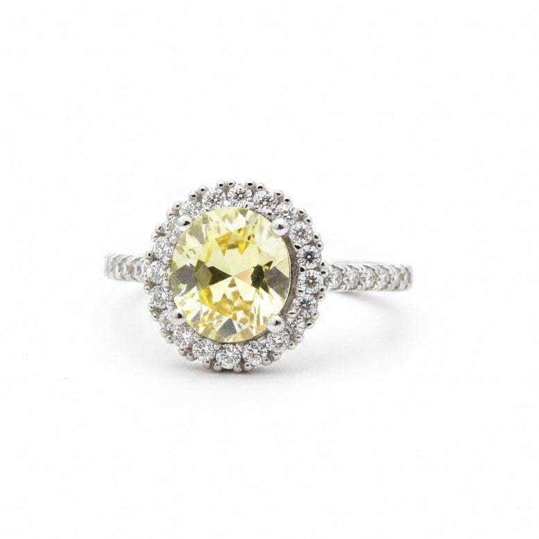 Anel Redondo Crystal